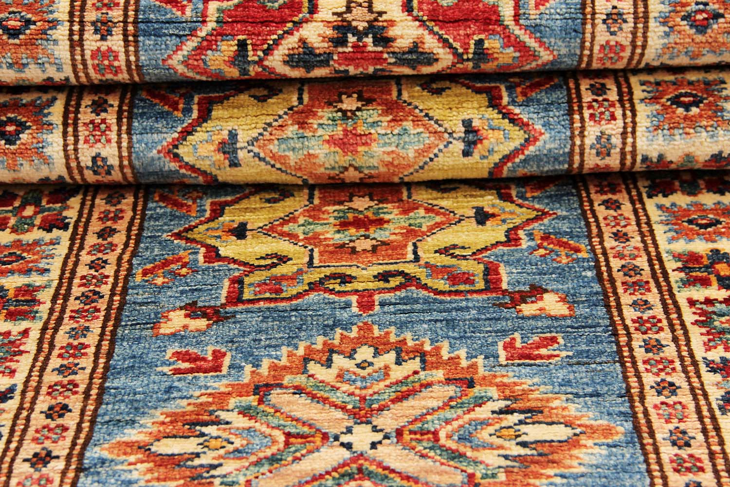 Supreme Kazak Blue Rug PC 54563 - 1.83m X 0.63m