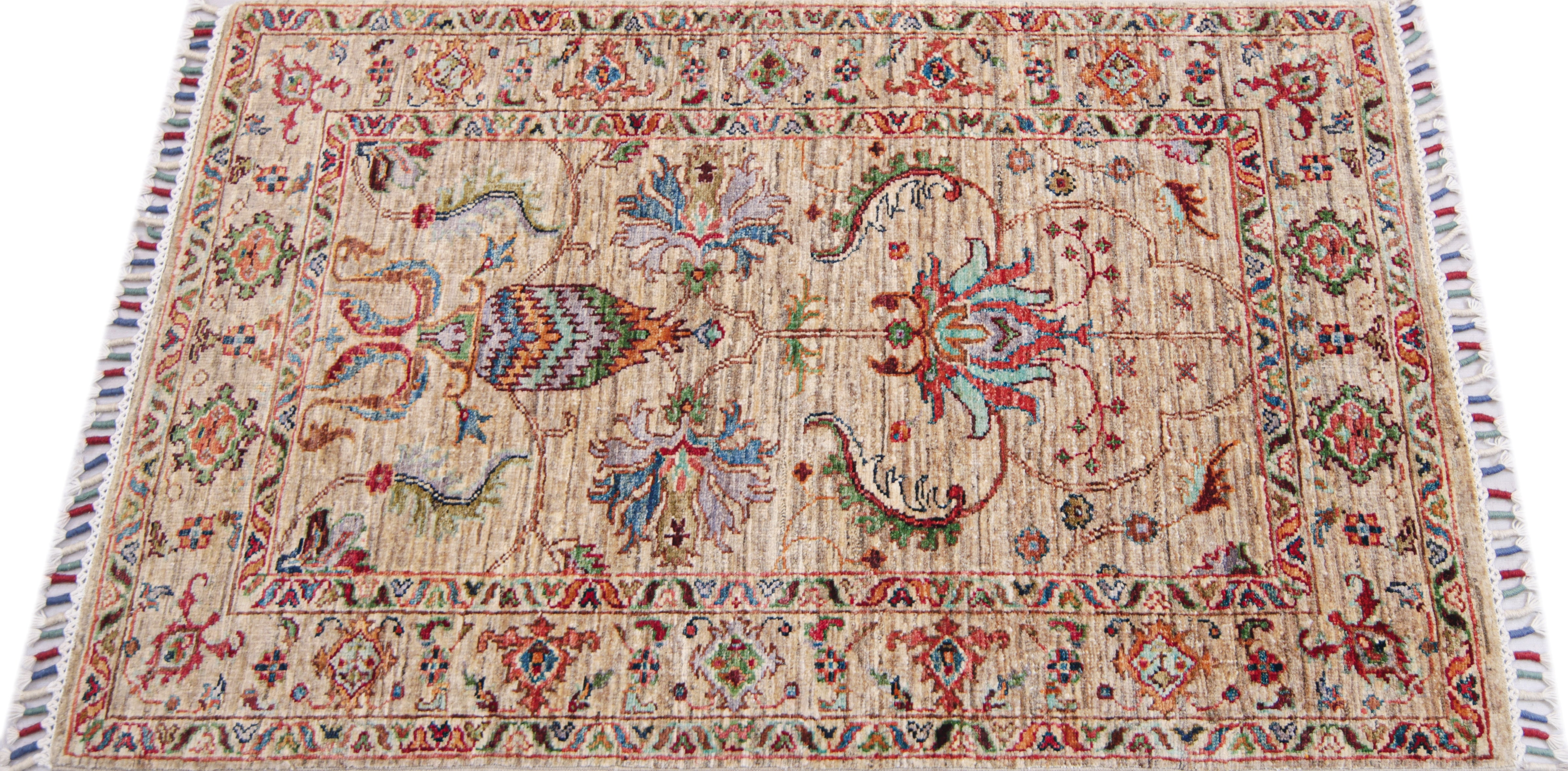 Sultani Natural Rug PC 57476 - 1.23m X 0.77m