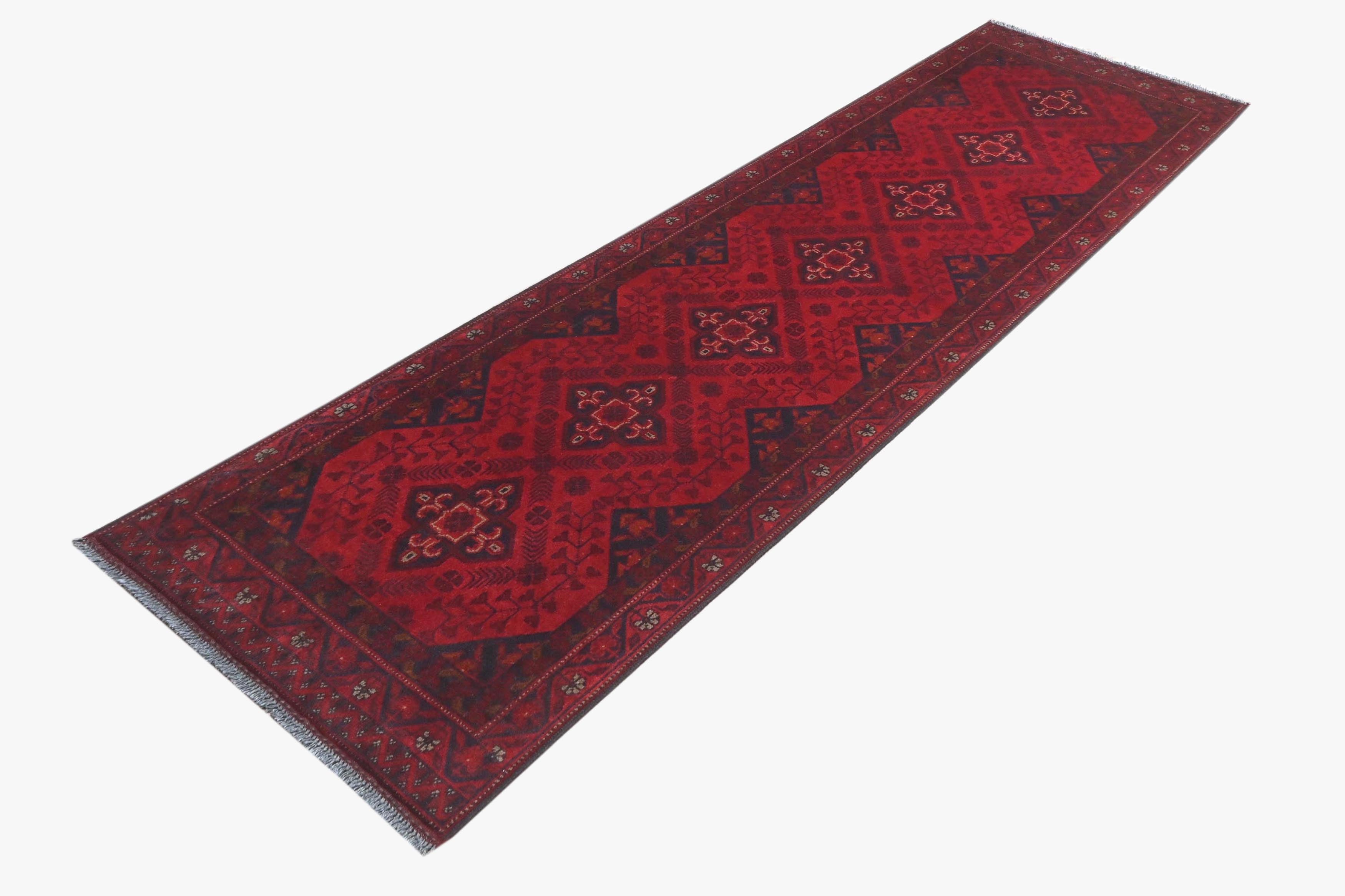 Khal Mohammadi Red Rug PC 57753 - 2.94m X 0.82m
