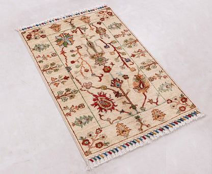Sultani Ivory Rug PC 56836 - 0.94m X 0.64m