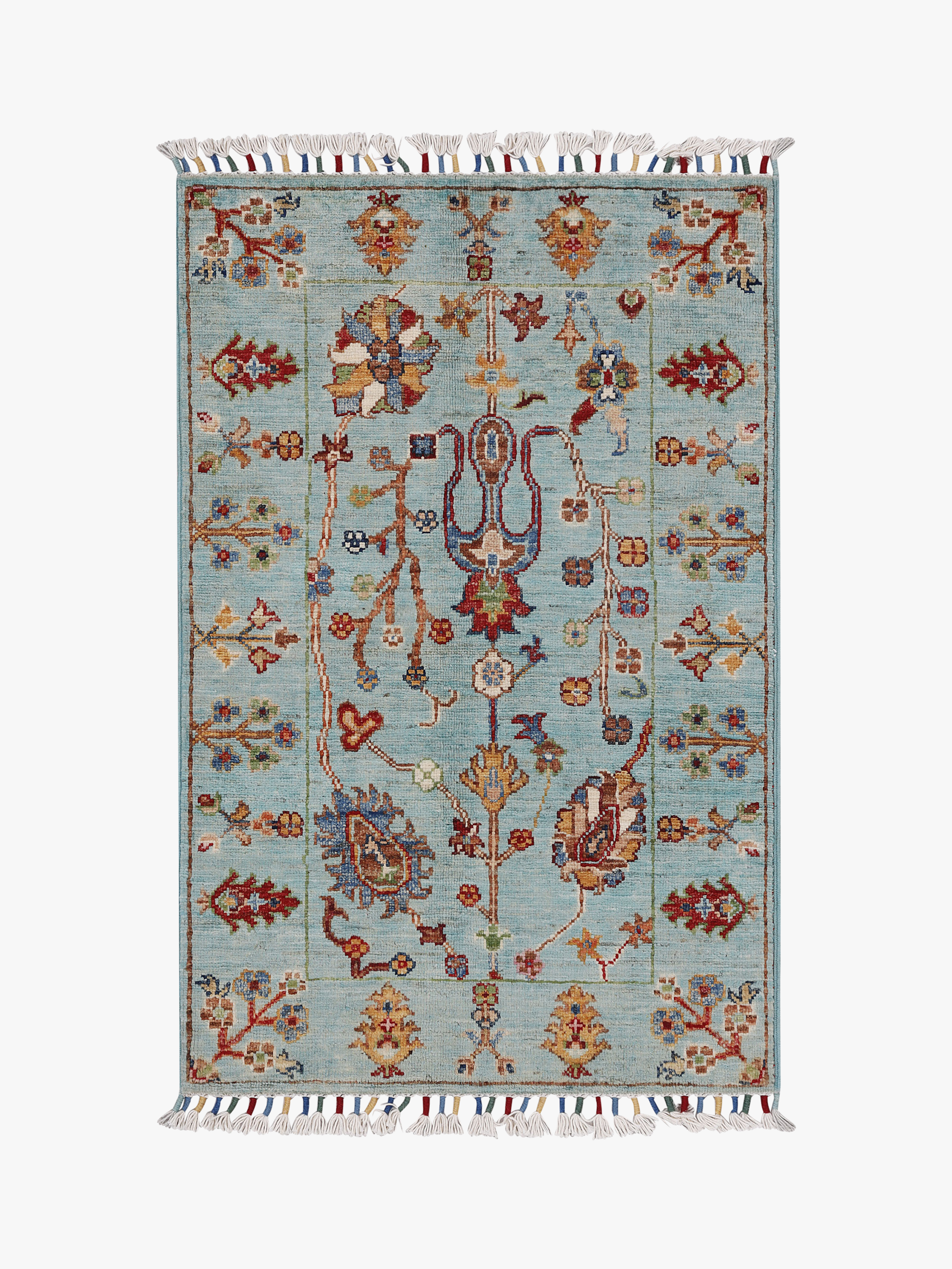 Sultani Palace Aqua Rug