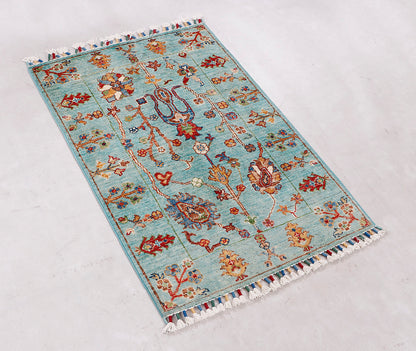 Sultani Aqua Rug PC 56831 - 0.93m X 0.61m