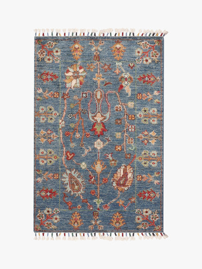 Sultani Blue Rug PC 55630 - 0.89m X 0.60m