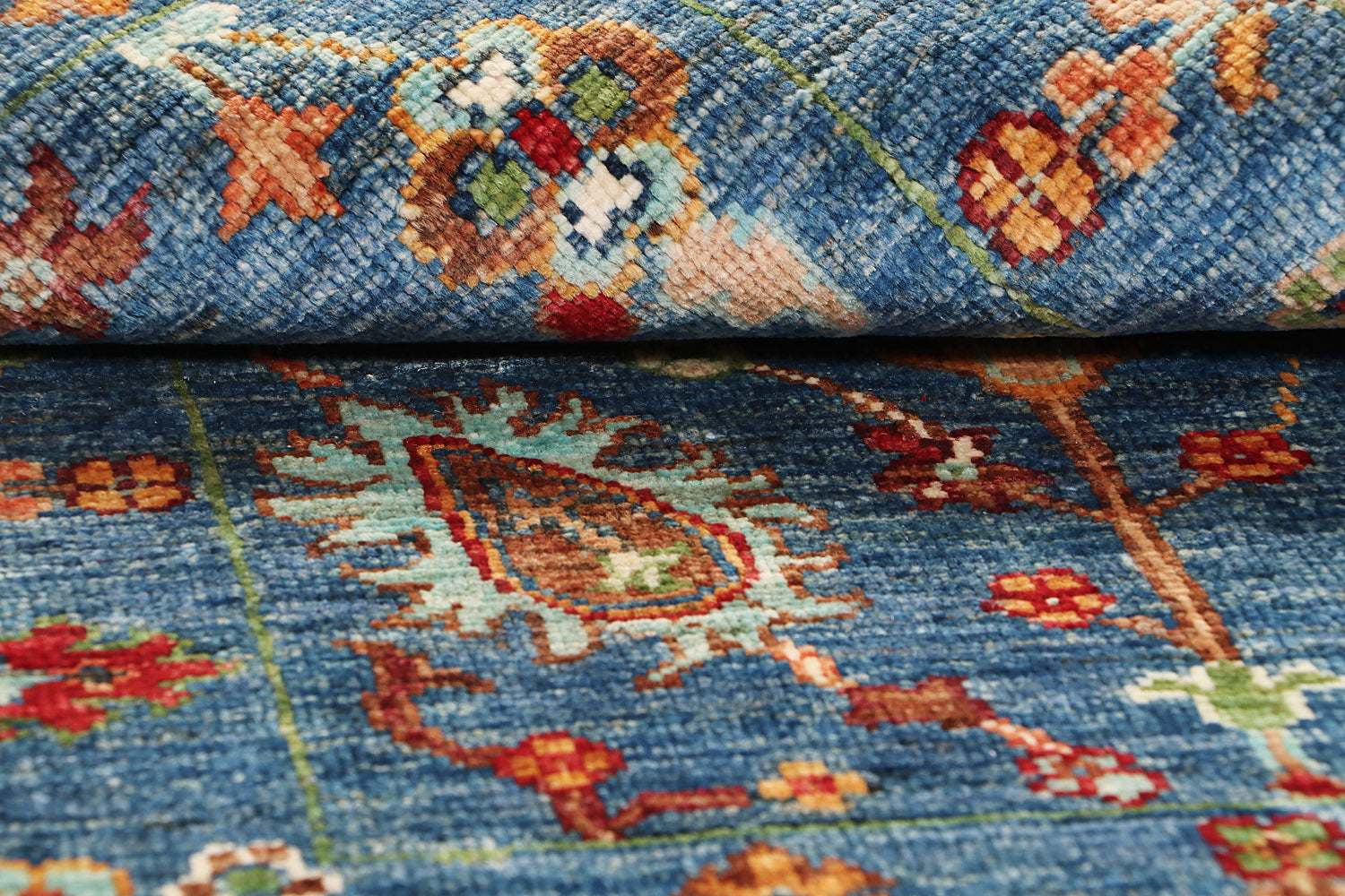 Sultani Blue Rug PC 55630 - 0.89m X 0.60m