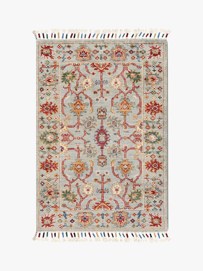 Sultani Grey Rug PC 55518 - 0.90m X 0.63m