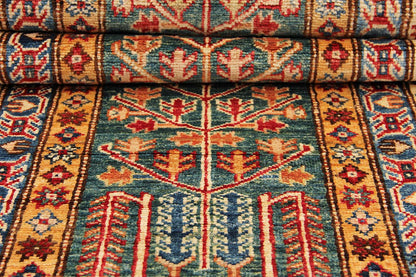 Supreme Kazak Green Rug PC 53341 - 1.77m X 0.60m
