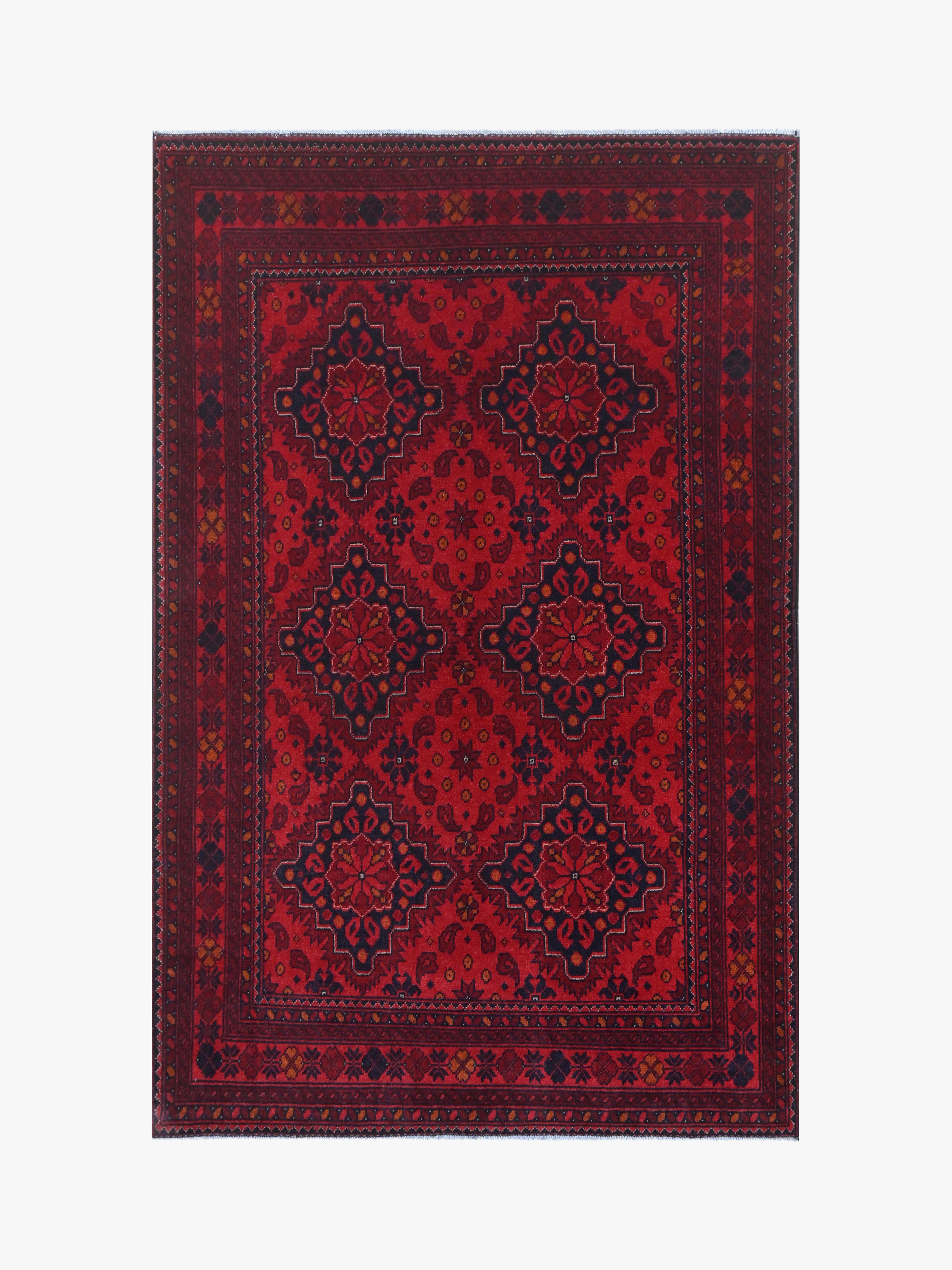Khal Mohammadi Red Rug PC 57749 - 1.94m X 1.23m