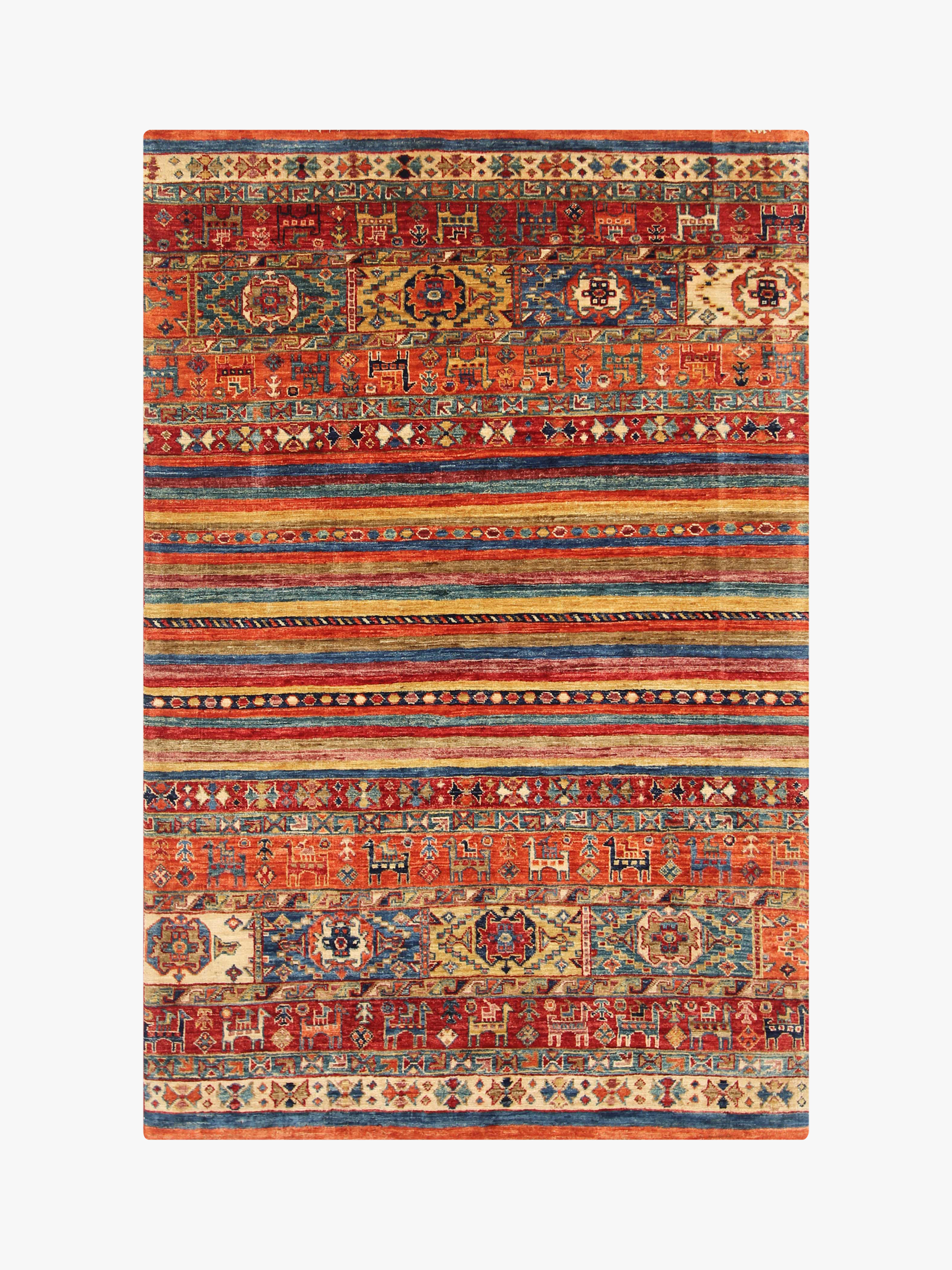 Khurjeen Multi Rug PC 54822 - 1.84m X 1.22m