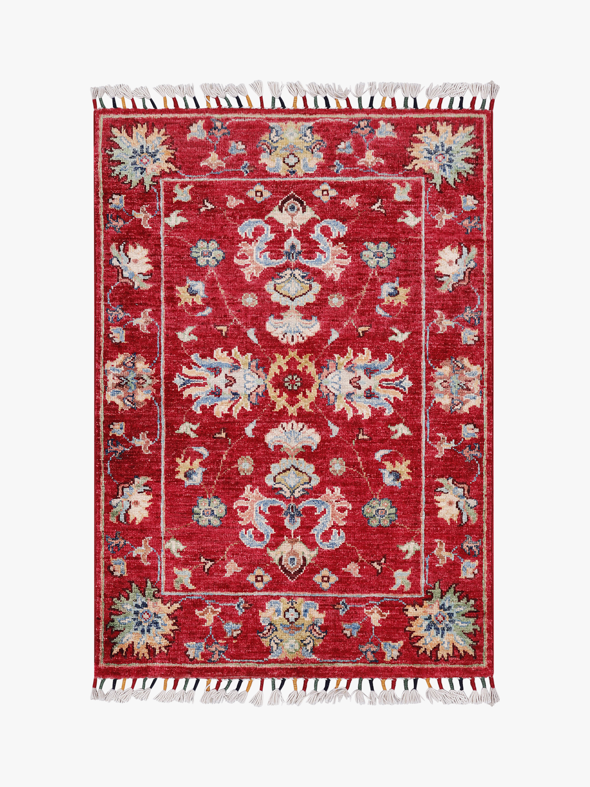Sultani Red Rug PC 56687 - 0.89m X 0.63m