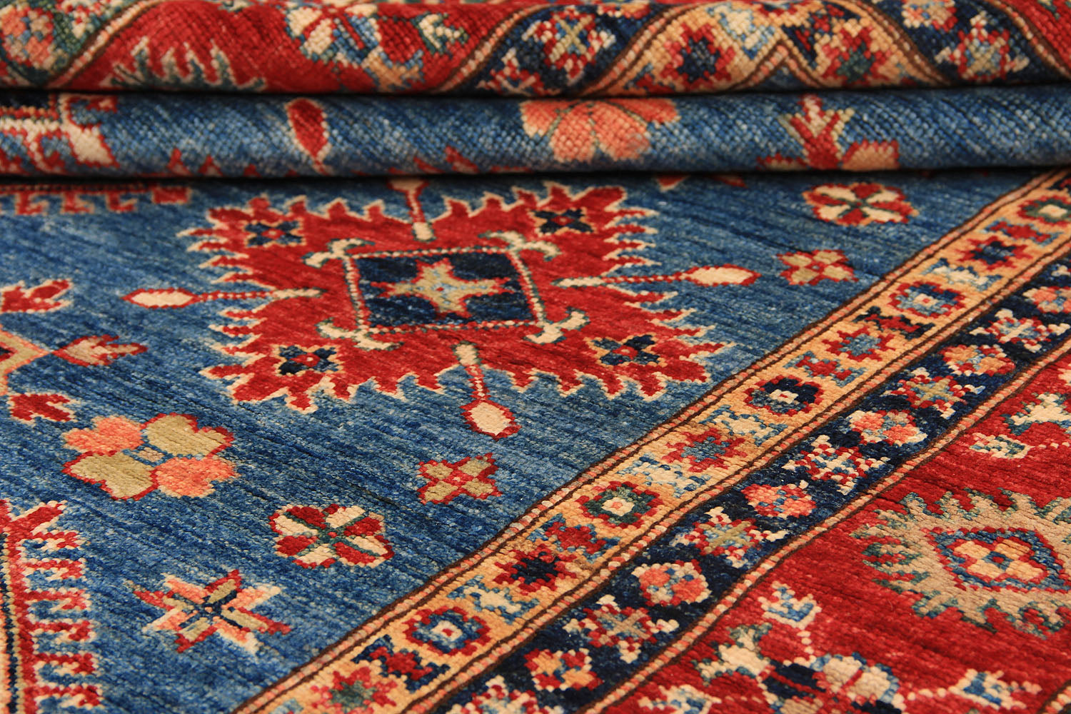 Supreme Kazak Blue Rug PC 54517 - 2.07m X 1.54m