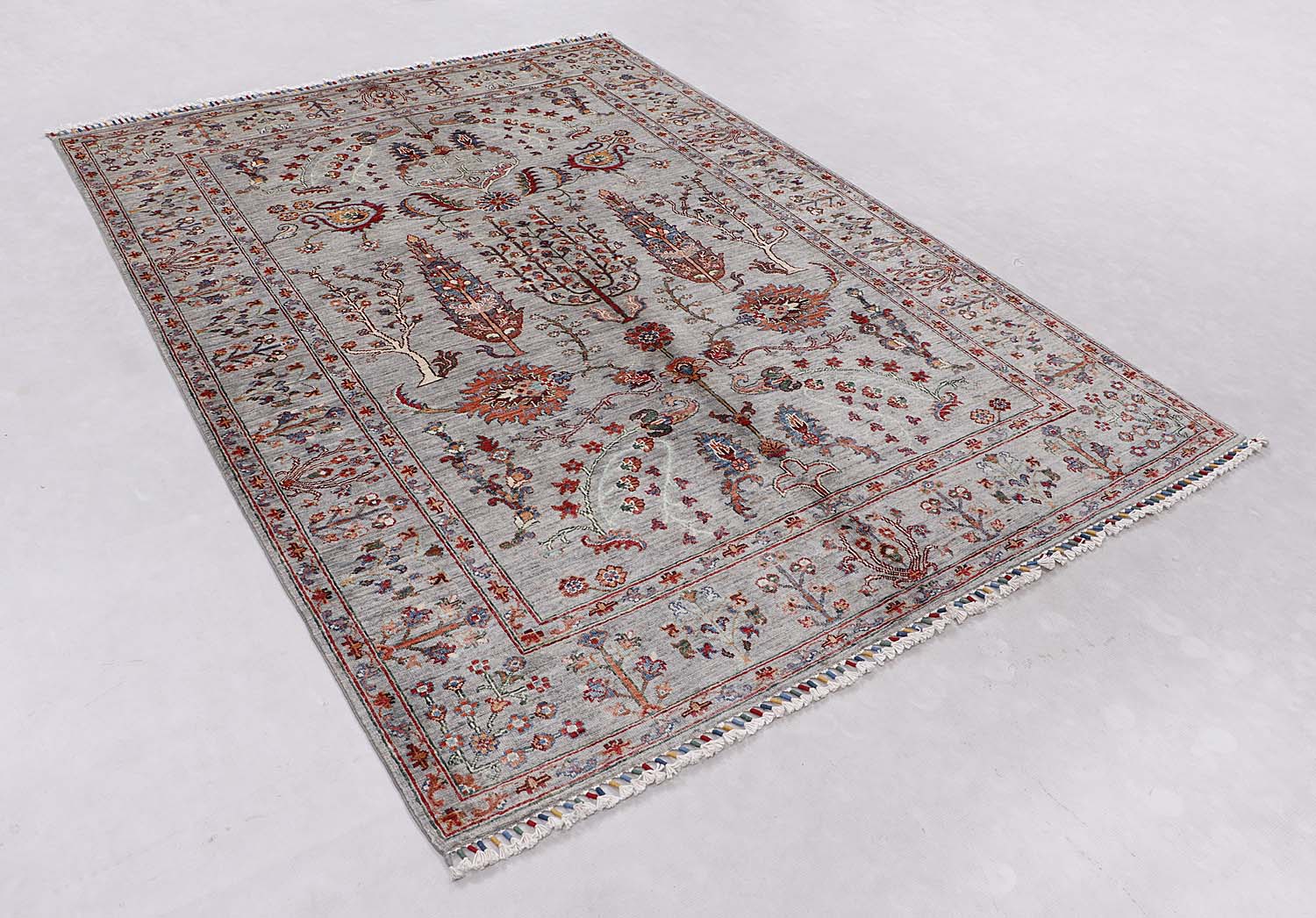 Pictorial Grey Rug PC 56849 - 2.40m X 1.74m