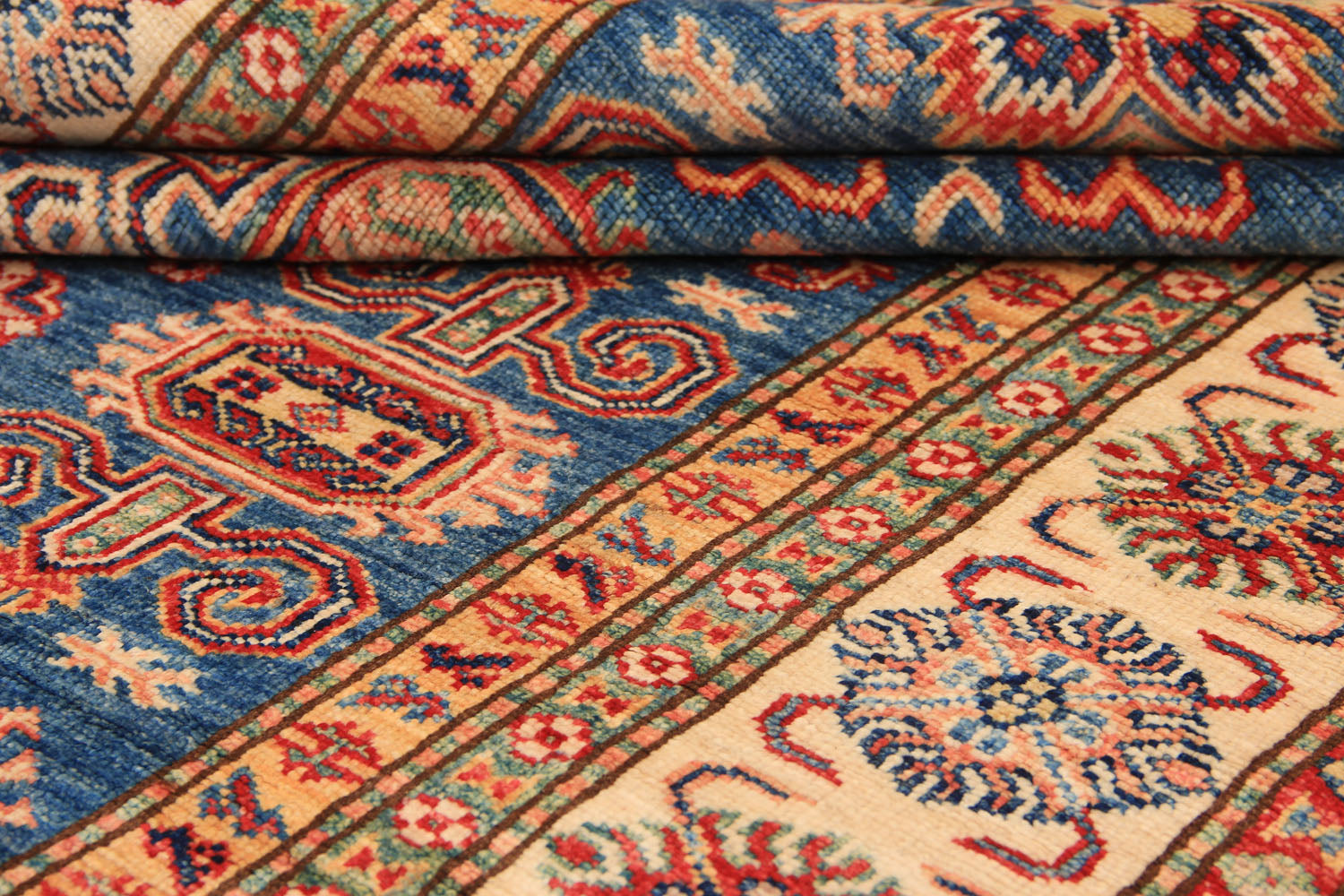 Supreme Kazak Blue Rug PC 54522 - 2.07m X 1.49m