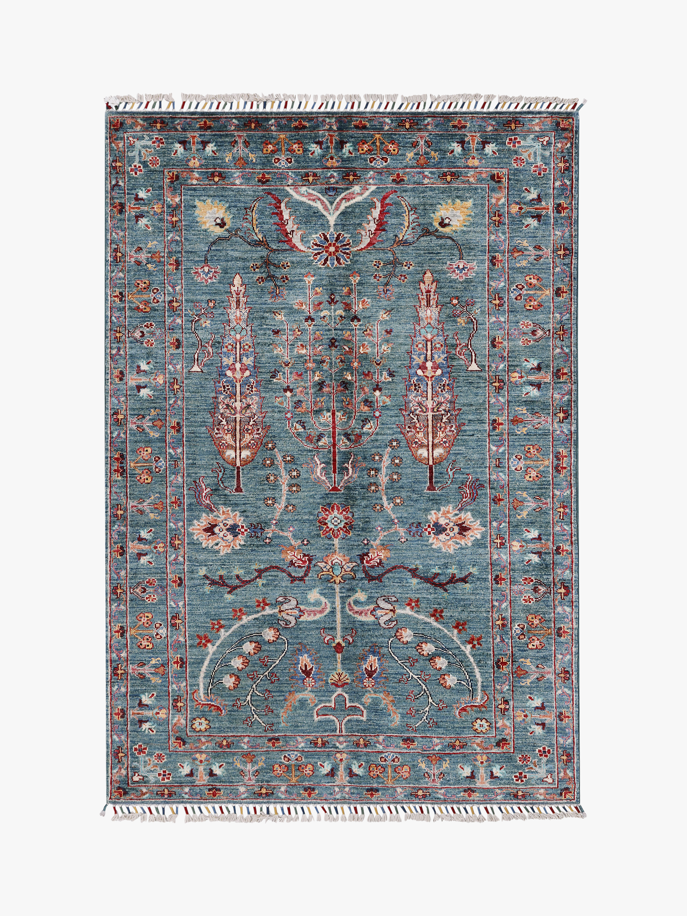 Pictorial Green Rug PC 56877 - 1.82m X 1.22m