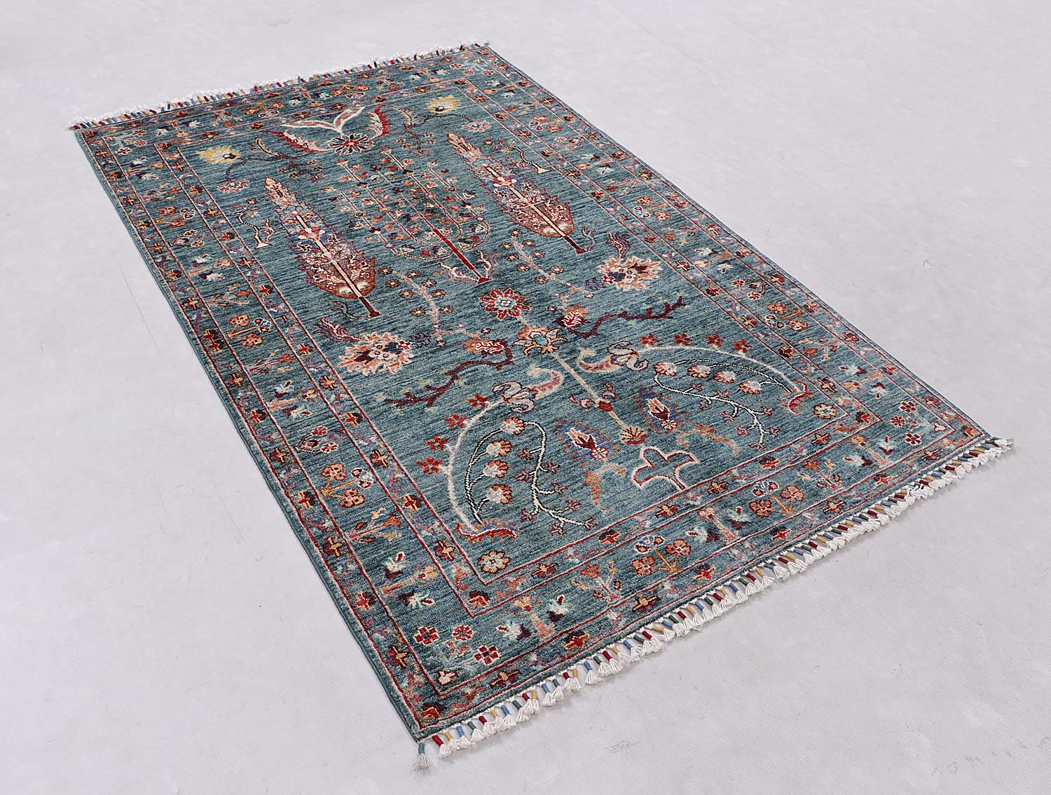 Pictorial Green Rug PC 56877 - 1.82m X 1.22m