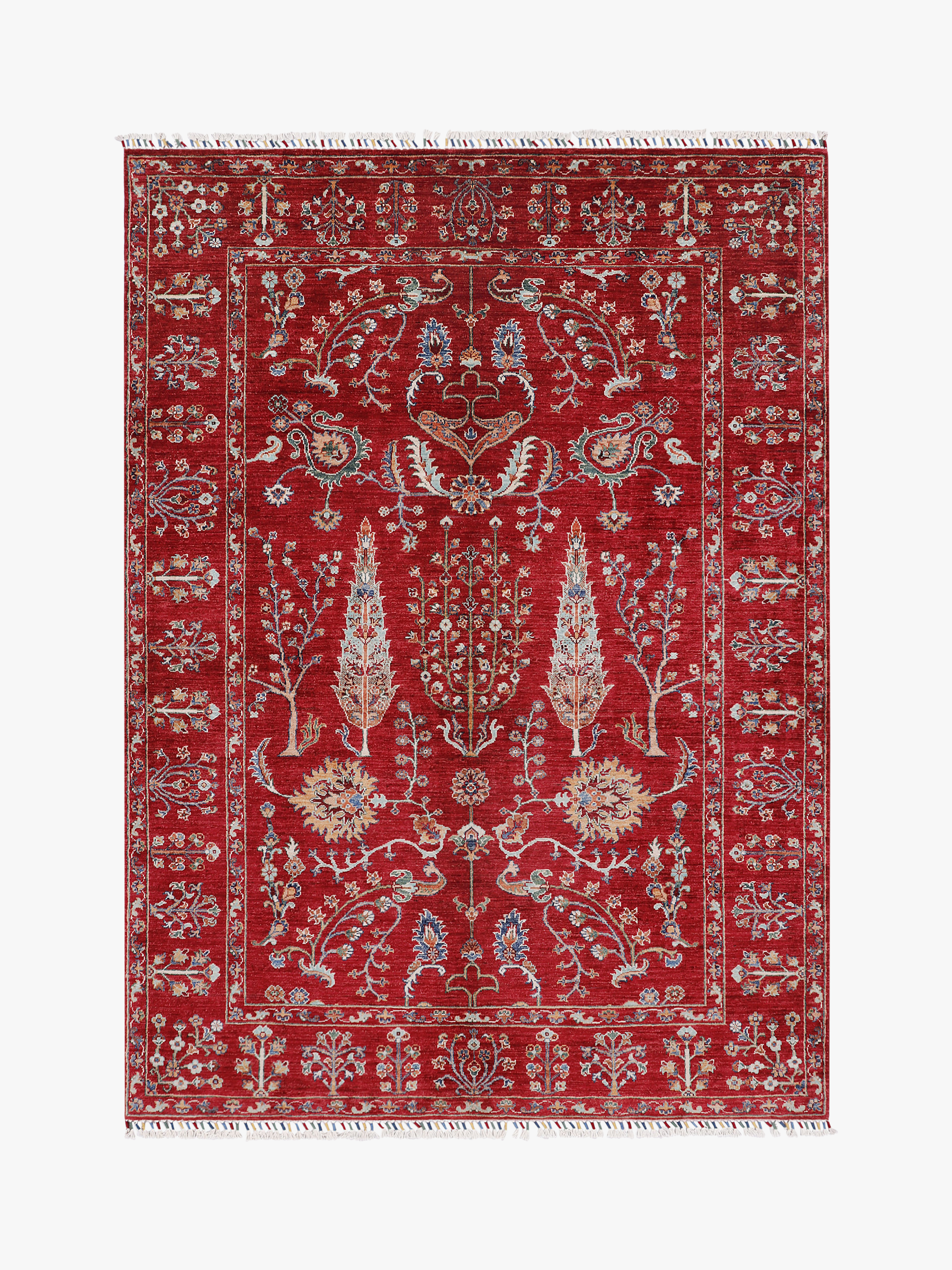Pictorial Red Rug PC 56863 - 2.43m X 1.77m