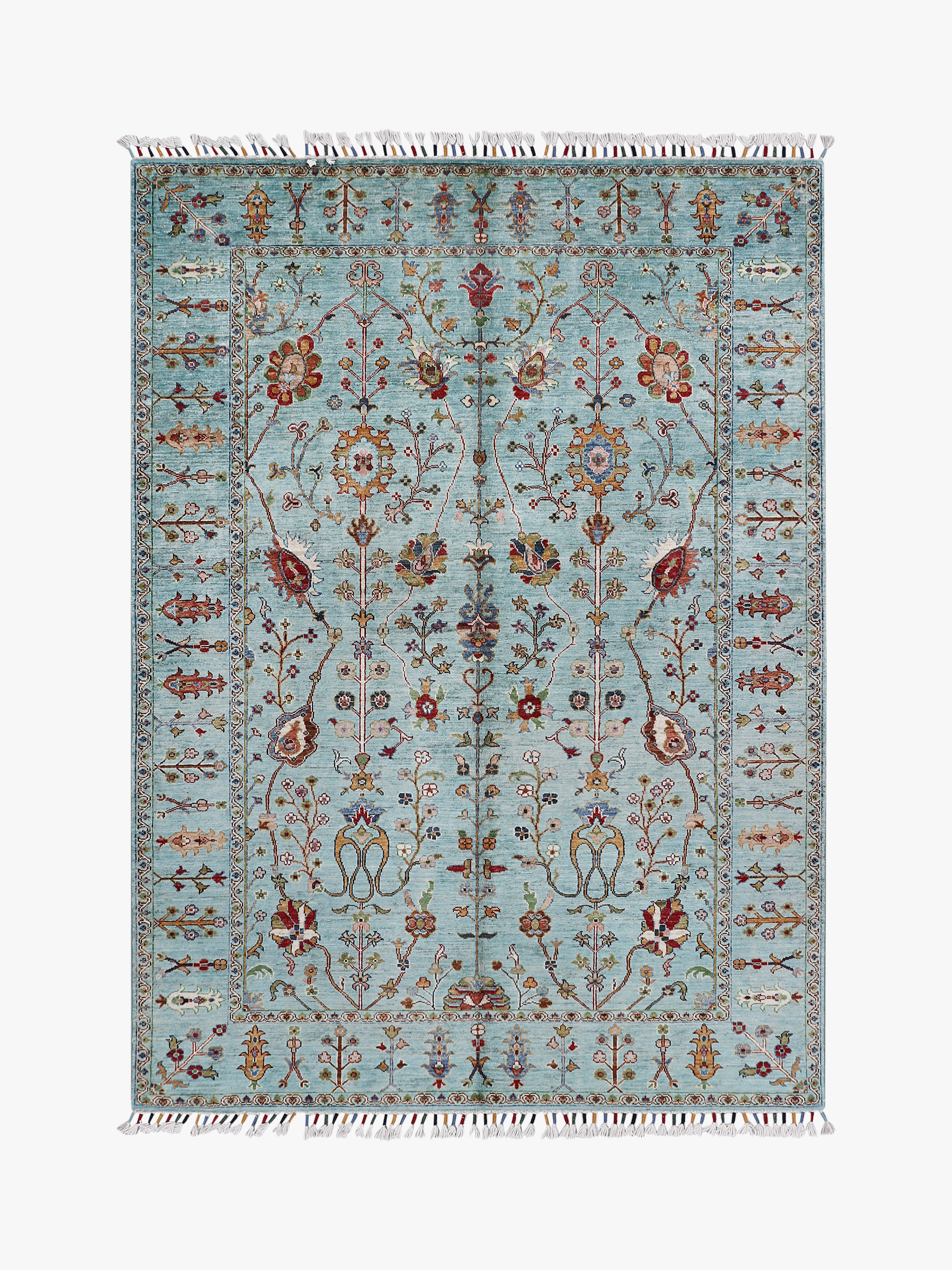 Sultani Palace Aqua Rug