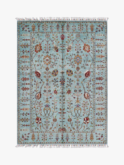 Sultani Palace Aqua Rug