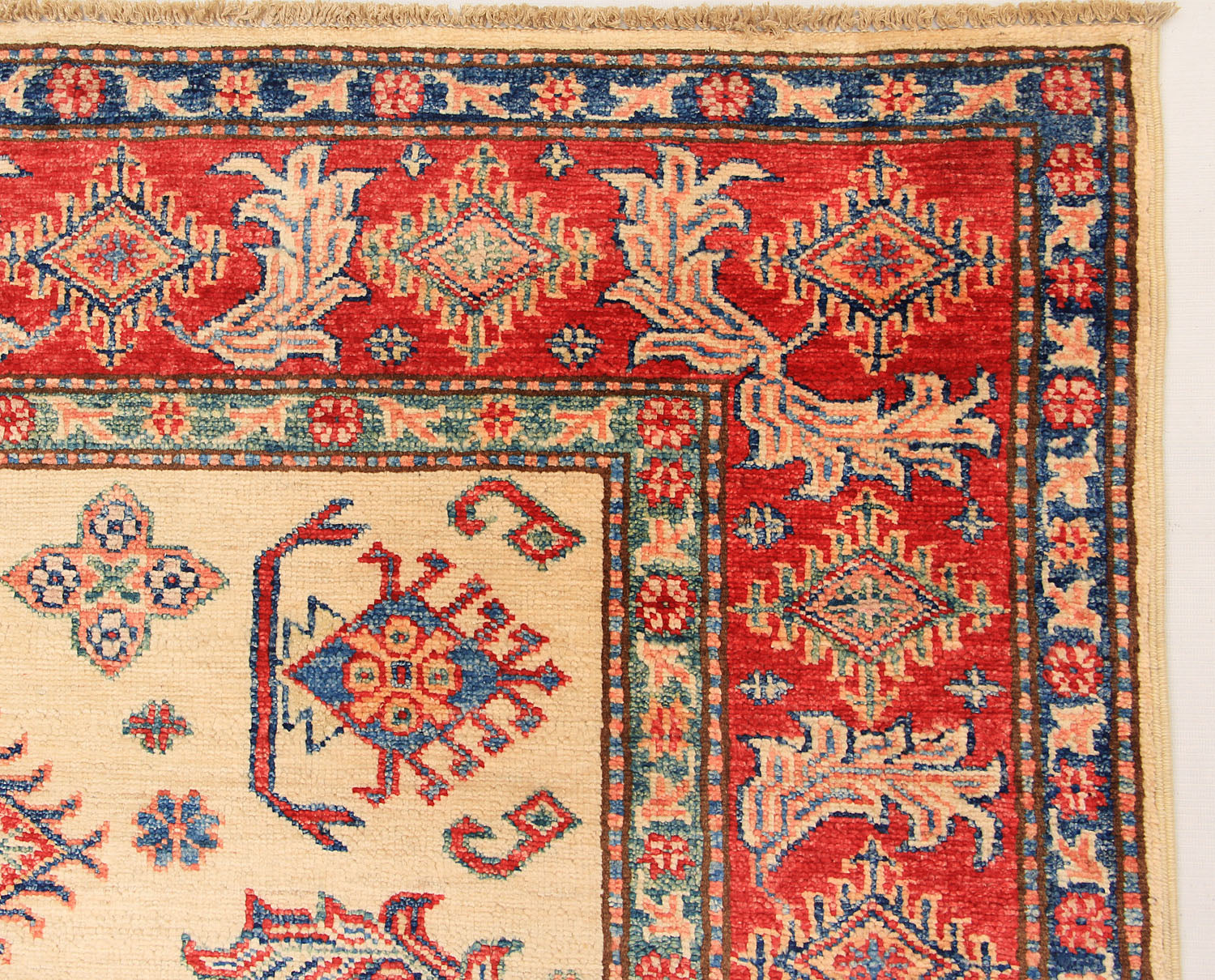 Supreme Kazak Ivory Rug PC 54524 - 1.97m X 1.49m