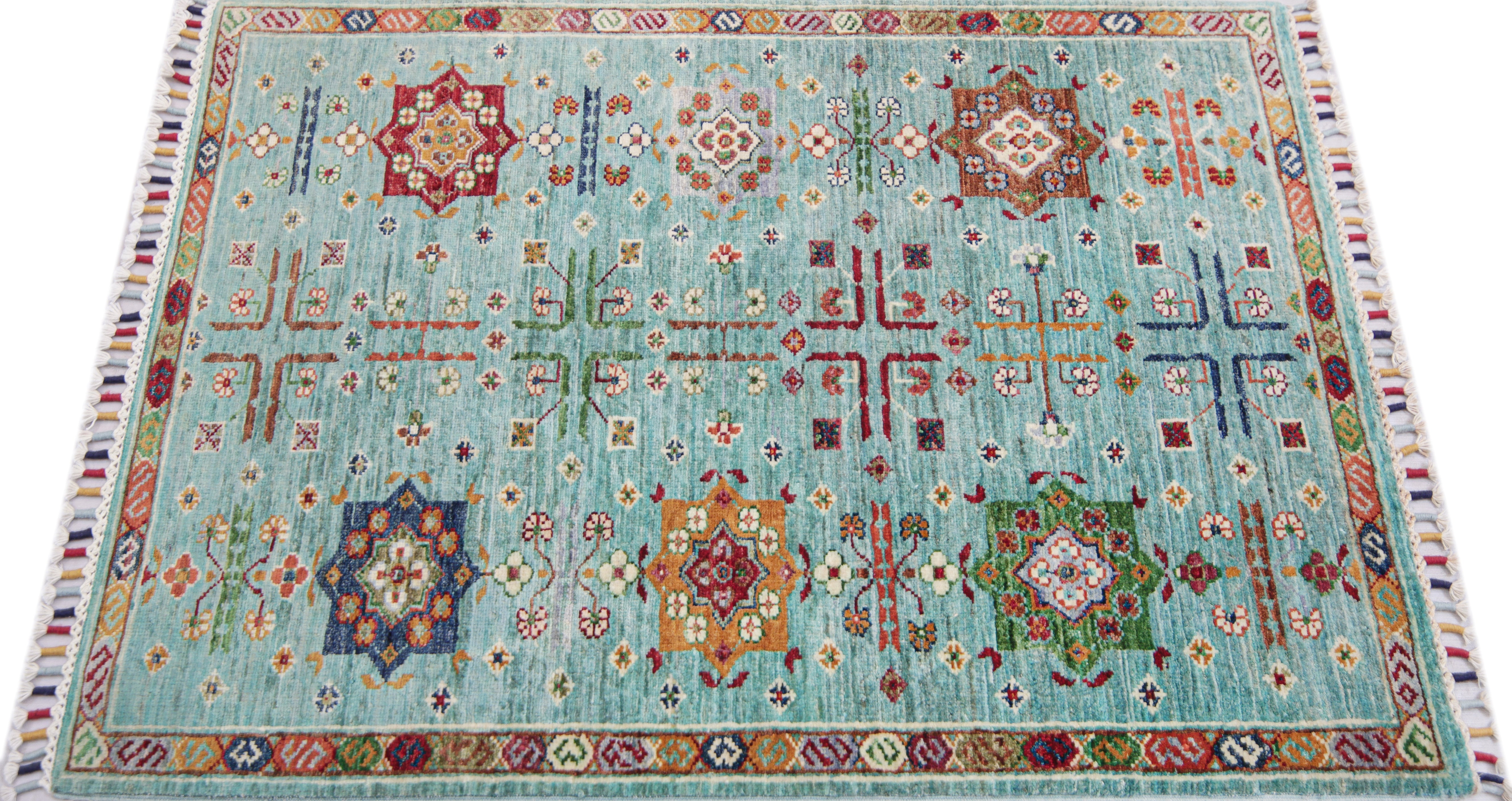 Sultani Aqua Rug PC 57477 - 1.22m X 0.87m