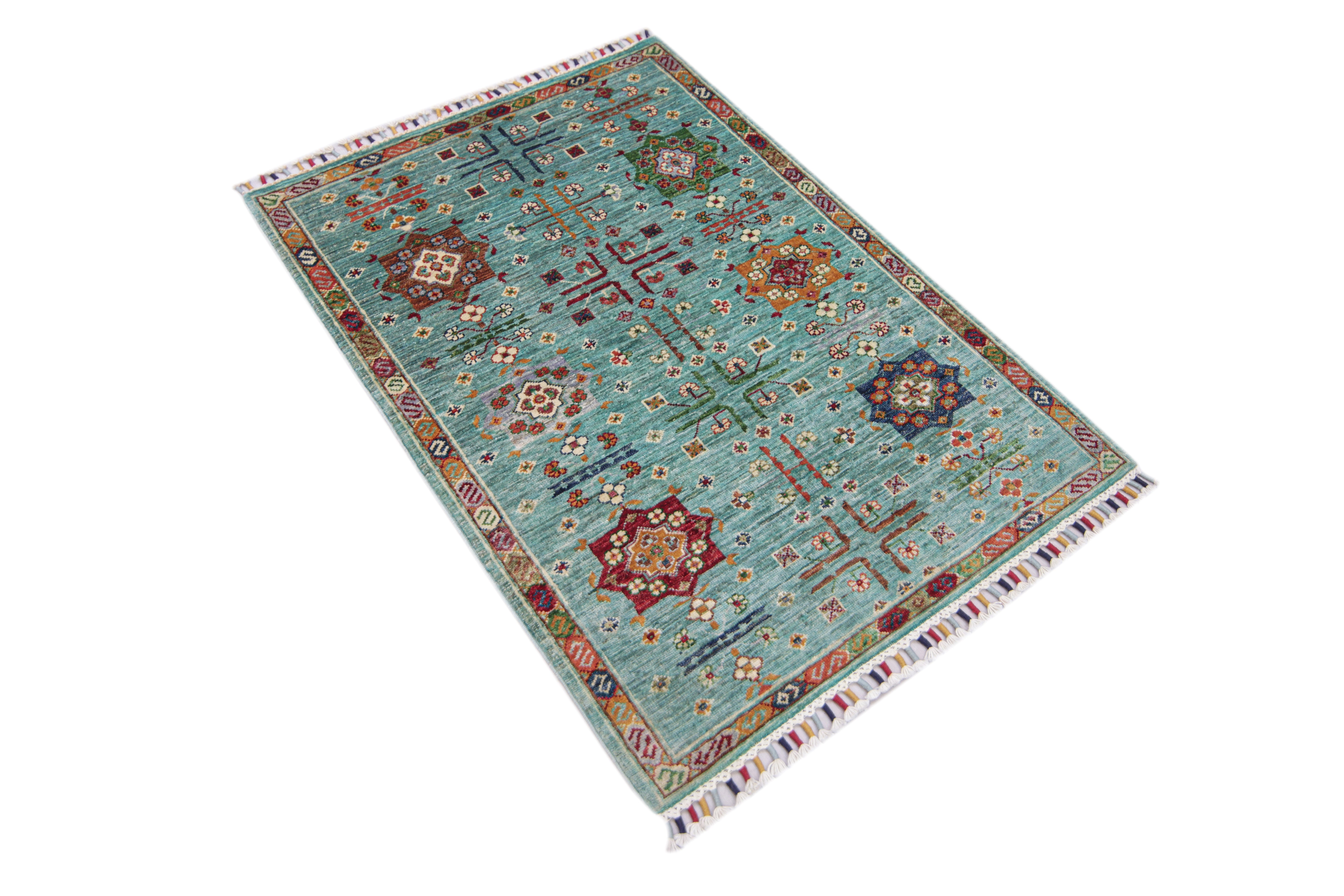 Sultani Aqua Rug PC 57477 - 1.22m X 0.87m