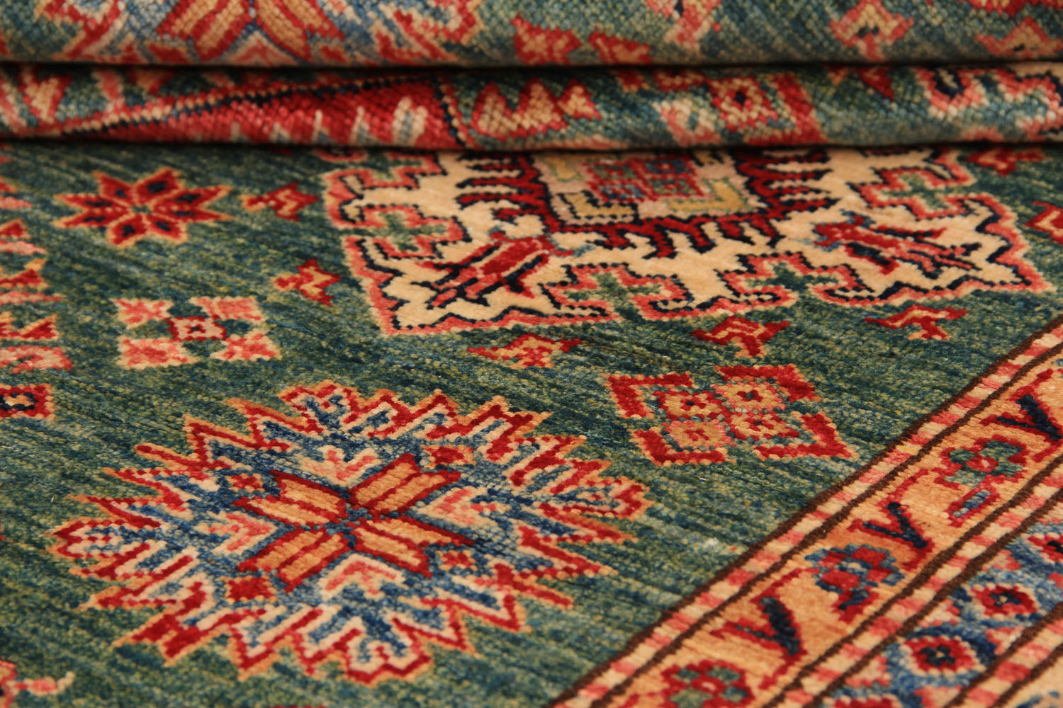 Supreme Kazak Green Rug PC 54540 - 2.40m X 1.71m