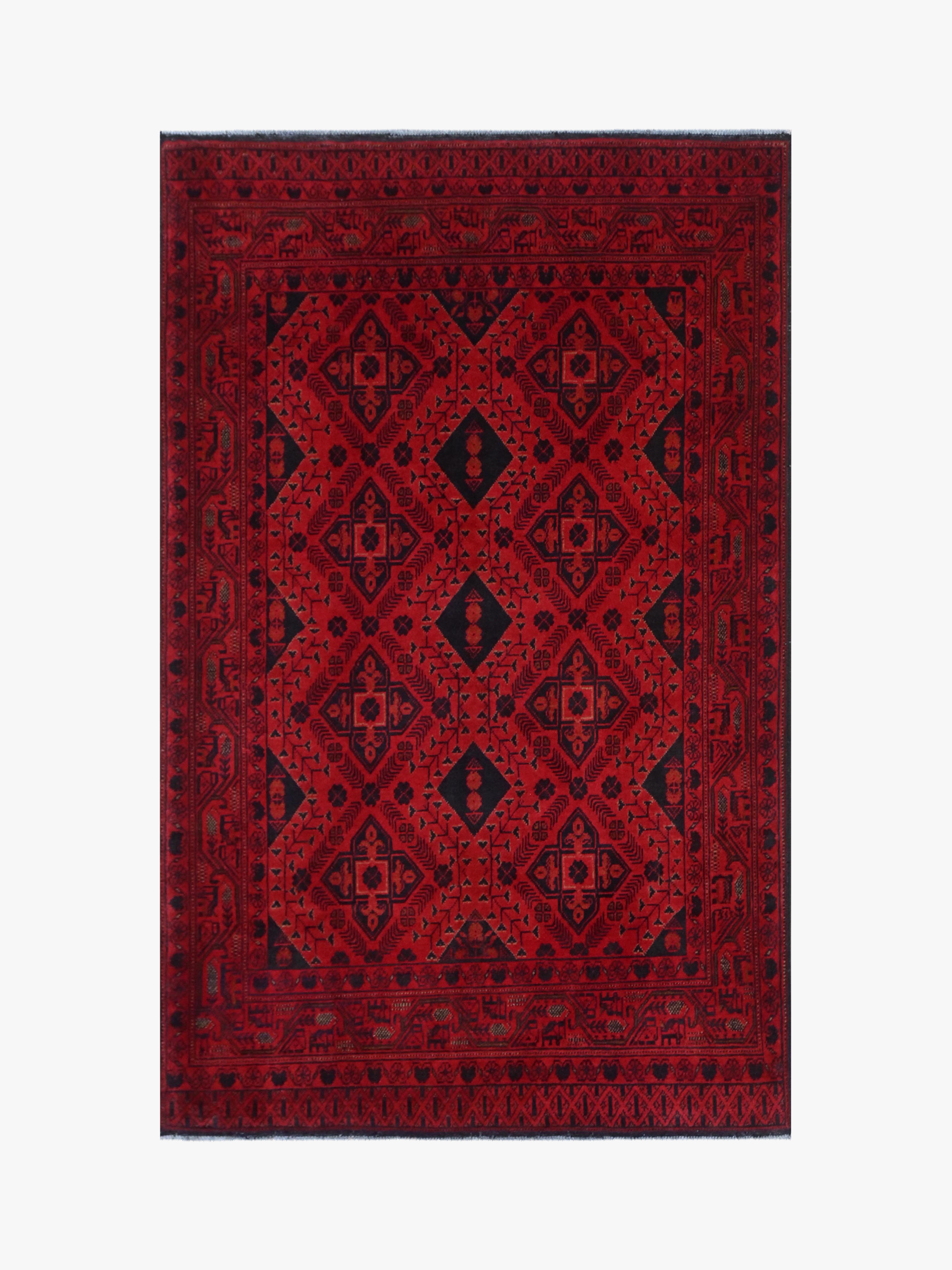 Khal Mohammadi Red Rug PC 57748 - 1.92m X 1.26m