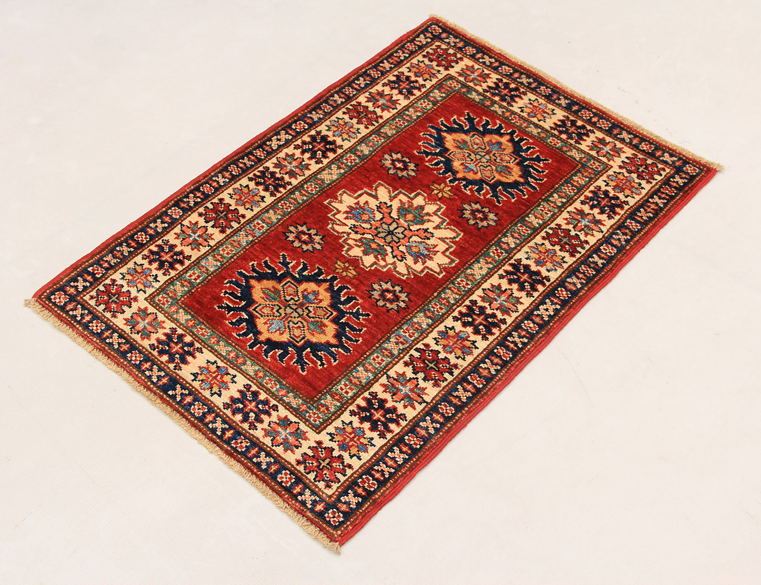 Supreme Kazak Red Rug PC 54408 - 0.88m X 0.62m