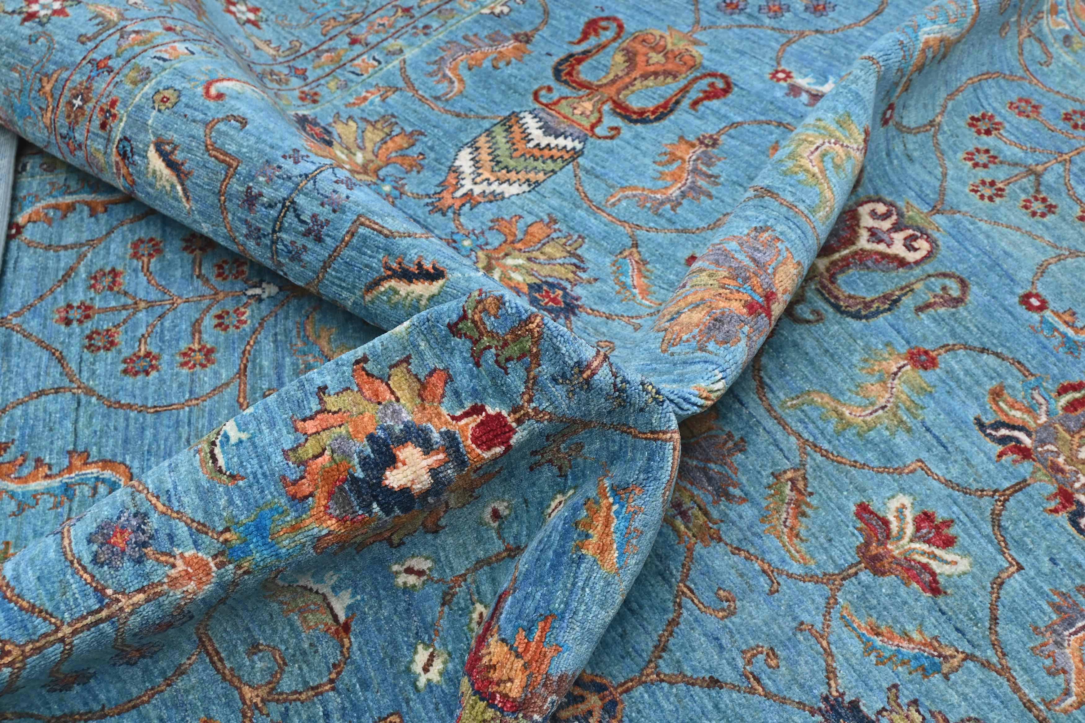 Sultani Blue Rug PC 56089 - 3.00m X 2.46m