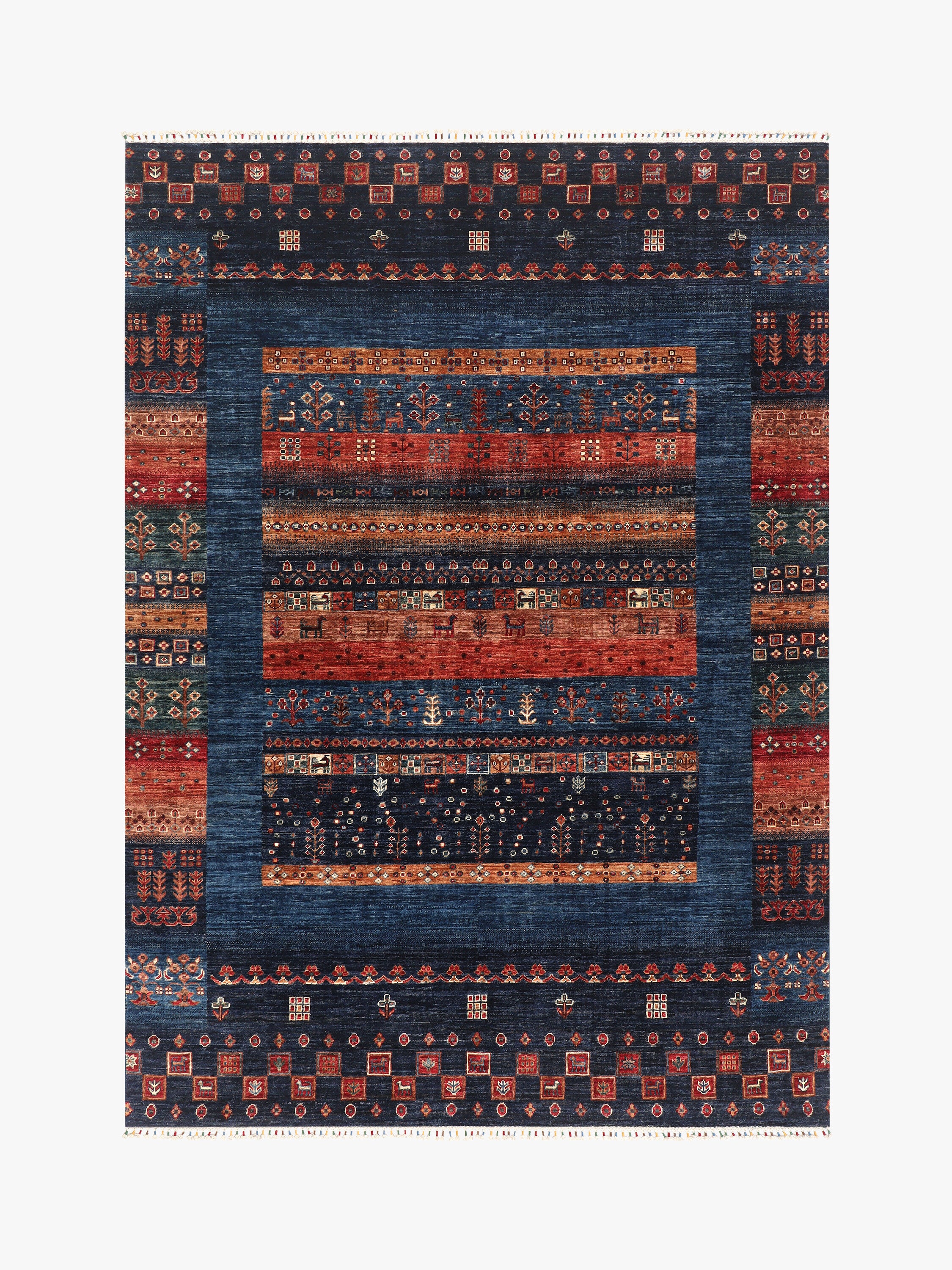 Loribaft Blue Rug PC 55128 - 2.42m X 1.73m