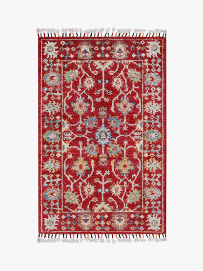 Sultani Red Rug PC 56759 - 0.99m X 0.61m