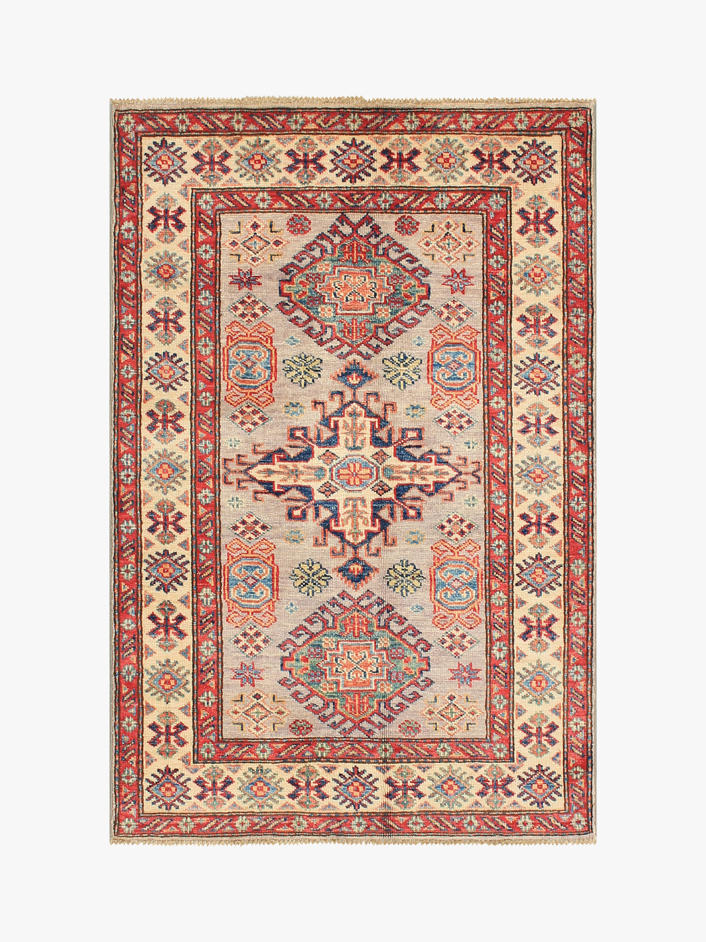 Supreme Kazak Grey Rug PC 54447 - 1.19m X 0.82m