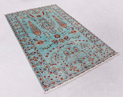 Pictorial Aqua Rug PC 56882 - 1.90m X 1.25m