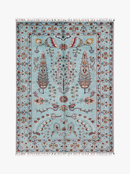 Pictorial Aqua Rug PC 56879 - 1.70m X 1.27m