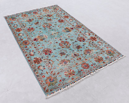 Sultani Aqua Rug PC 56666 - 1.84m X 1.21m