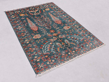 Pictorial Green Rug PC 56881 - 1.73m X 1.25m