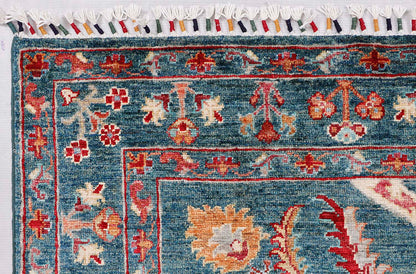 Pictorial Green Rug PC 56881 - 1.73m X 1.25m