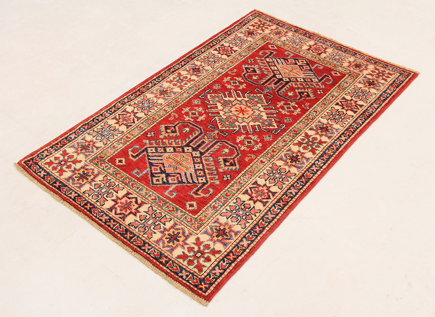 Supreme Kazak Red Rug PC 54433 - 1.26m X 0.79m