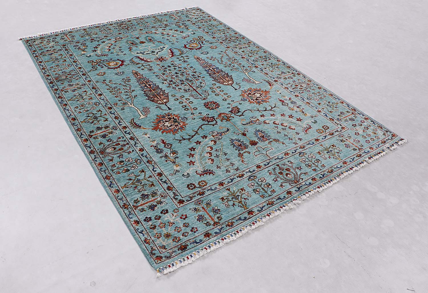 Pictorial Aqua Rug PC 56852 - 2.45m X 1.78m