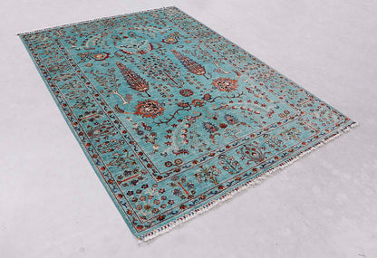 Pictorial Aqua Rug PC 56852 - 2.45m X 1.78m