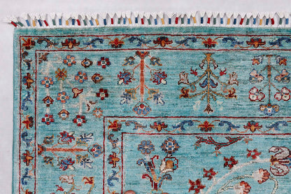 Pictorial Aqua Rug PC 56852 - 2.45m X 1.78m