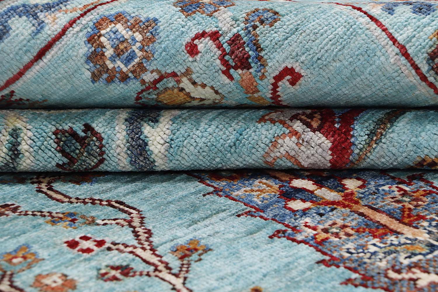 Pictorial Aqua Rug PC 56852 - 2.45m X 1.78m