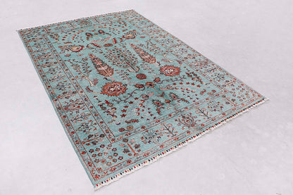 Pictorial Aqua Rug PC 56855 - 2.43m X 1.77m