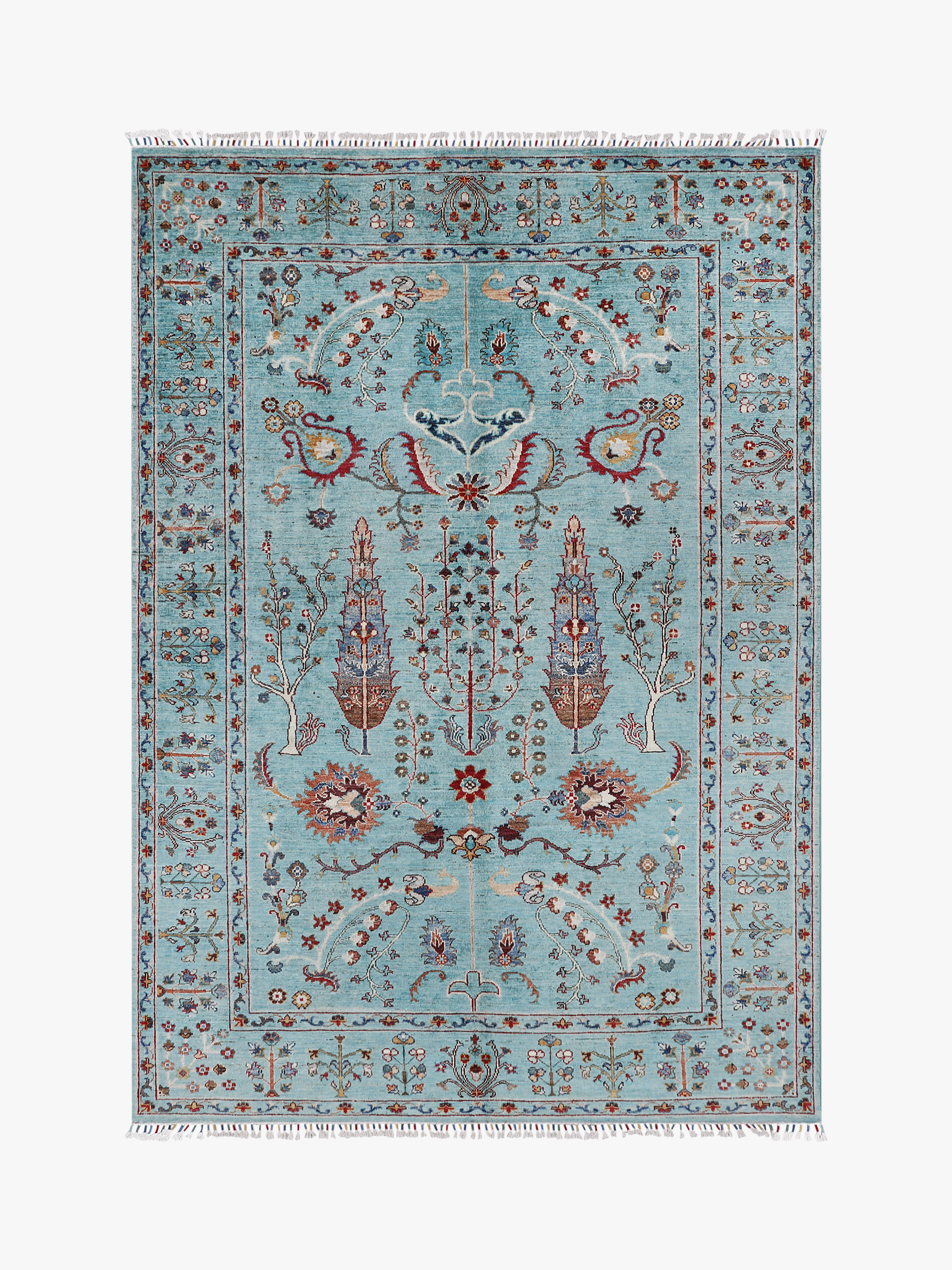 Pictorial Aqua Rug PC 56858 - 2.46m X 1.74m