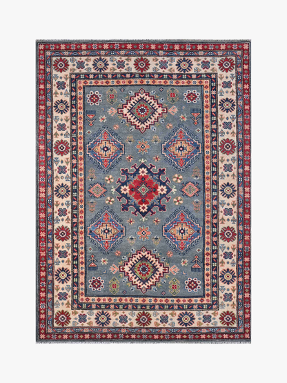 Kazak Grey Rug PC 56118 - 1.75m X 1.26m