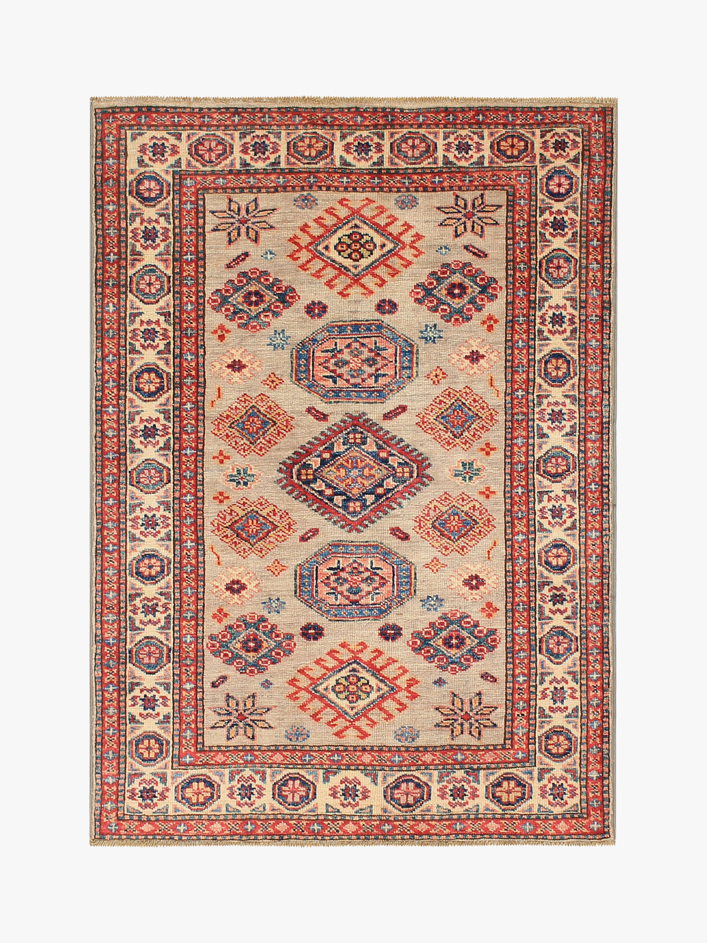 Supreme Kazak Grey Rug PC 54441 - 1.14m X 0.83m