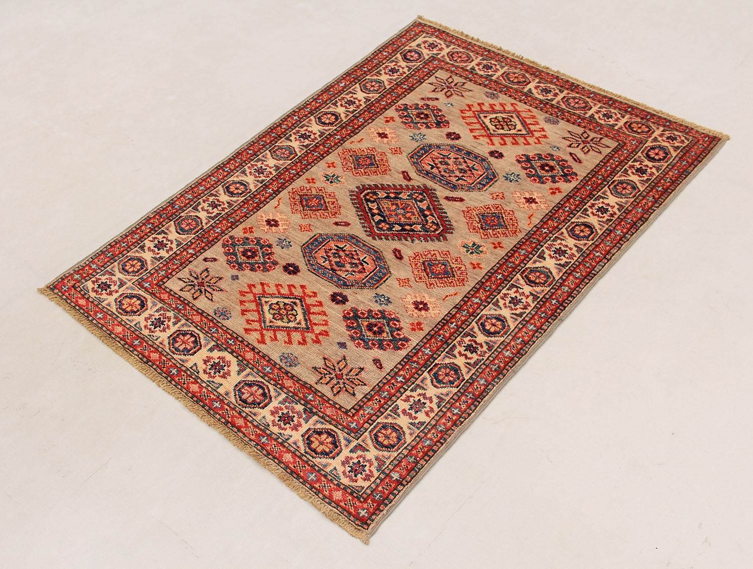 Supreme Kazak Grey Rug PC 54441 - 1.14m X 0.83m