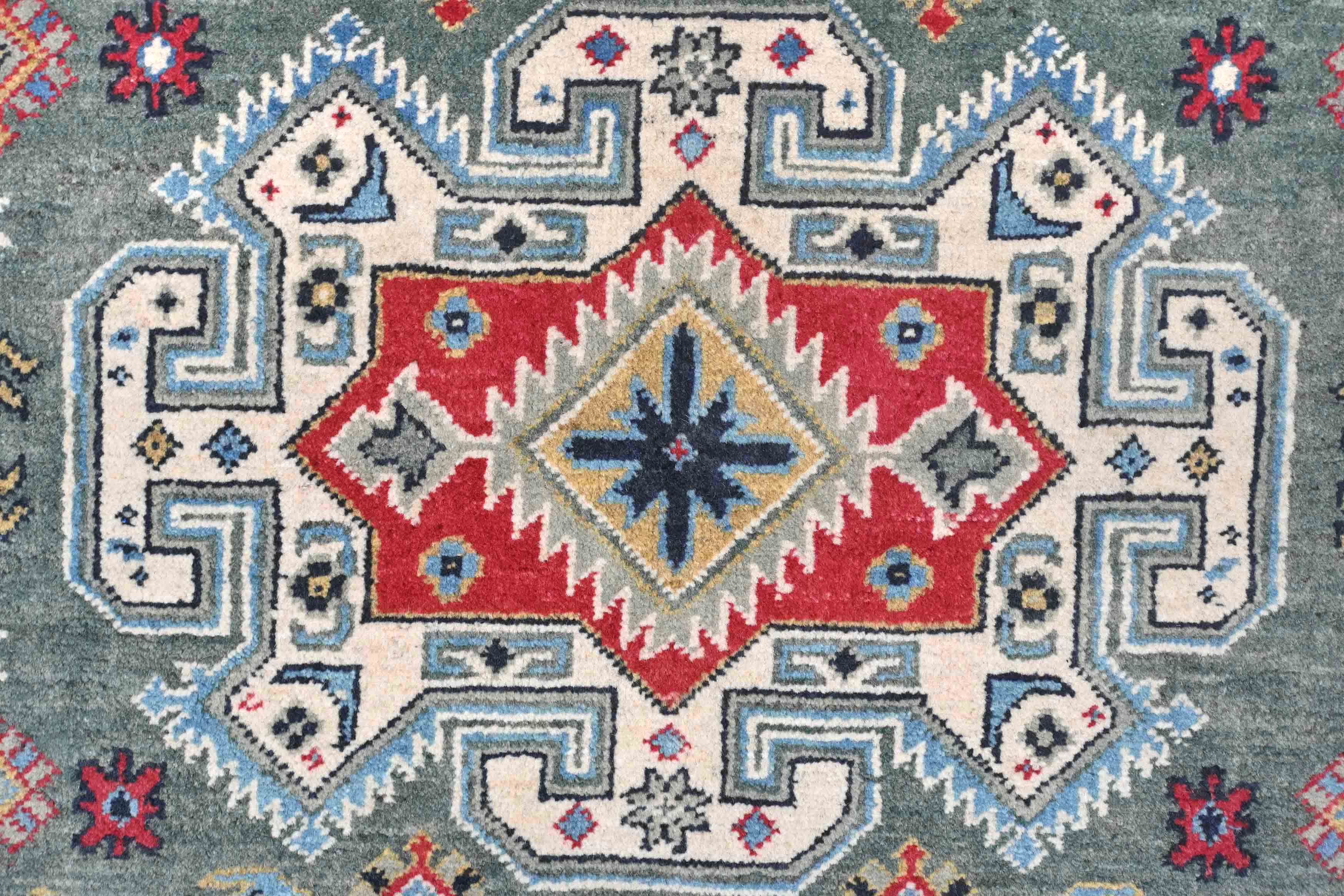 Kazak Green Rug PC 56123 - 1.82m X 1.19m