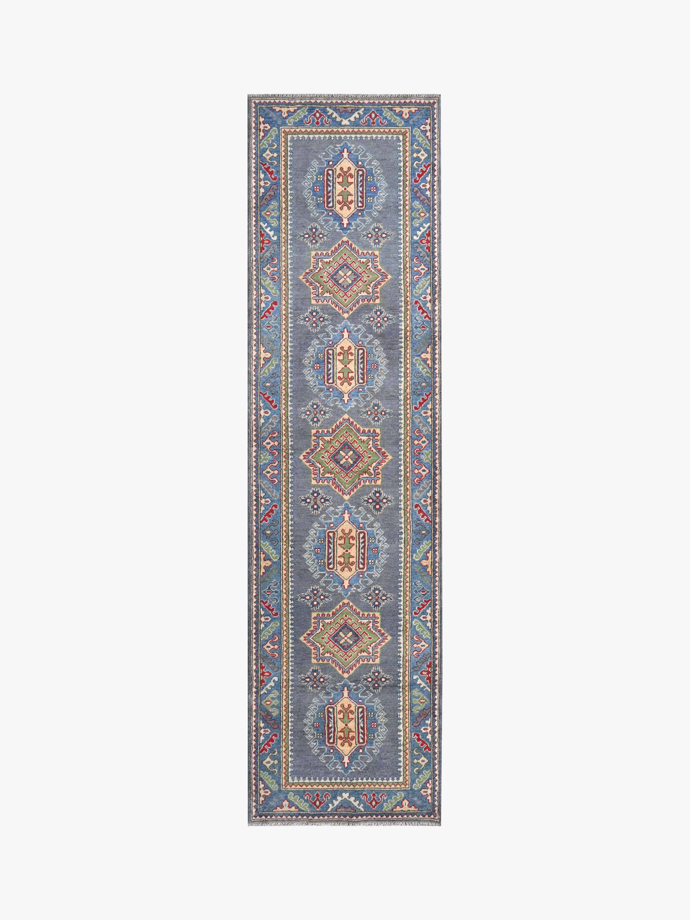 Kazak Grey Rug PC 56125 - 2.94m X 0.81m