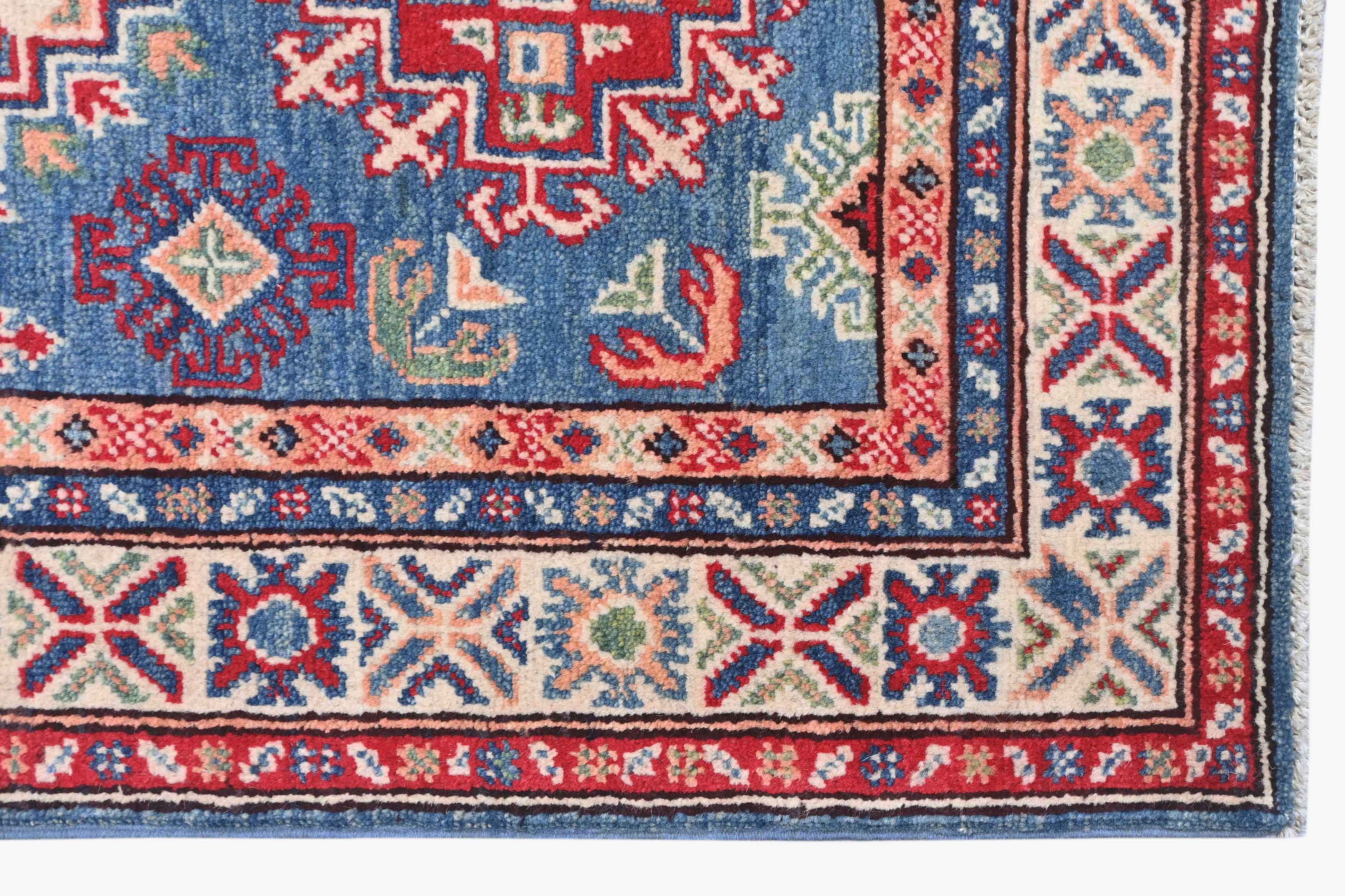 Kazak Blue Rug PC 56126 - 3.02m X 0.82m