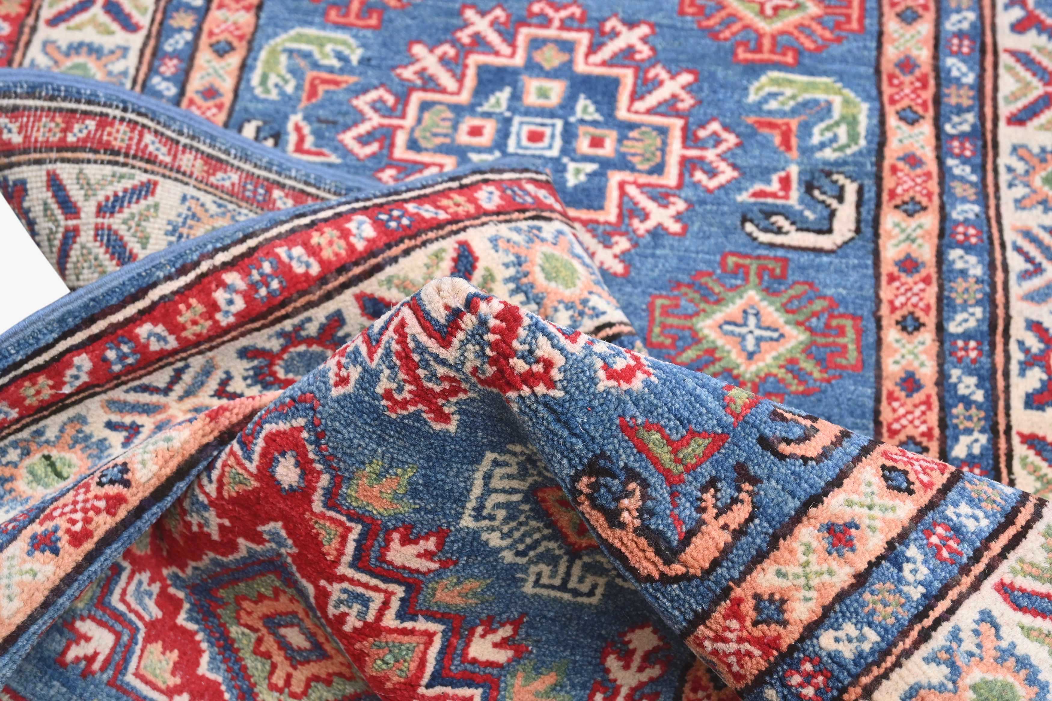 Kazak Blue Rug PC 56126 - 3.02m X 0.82m
